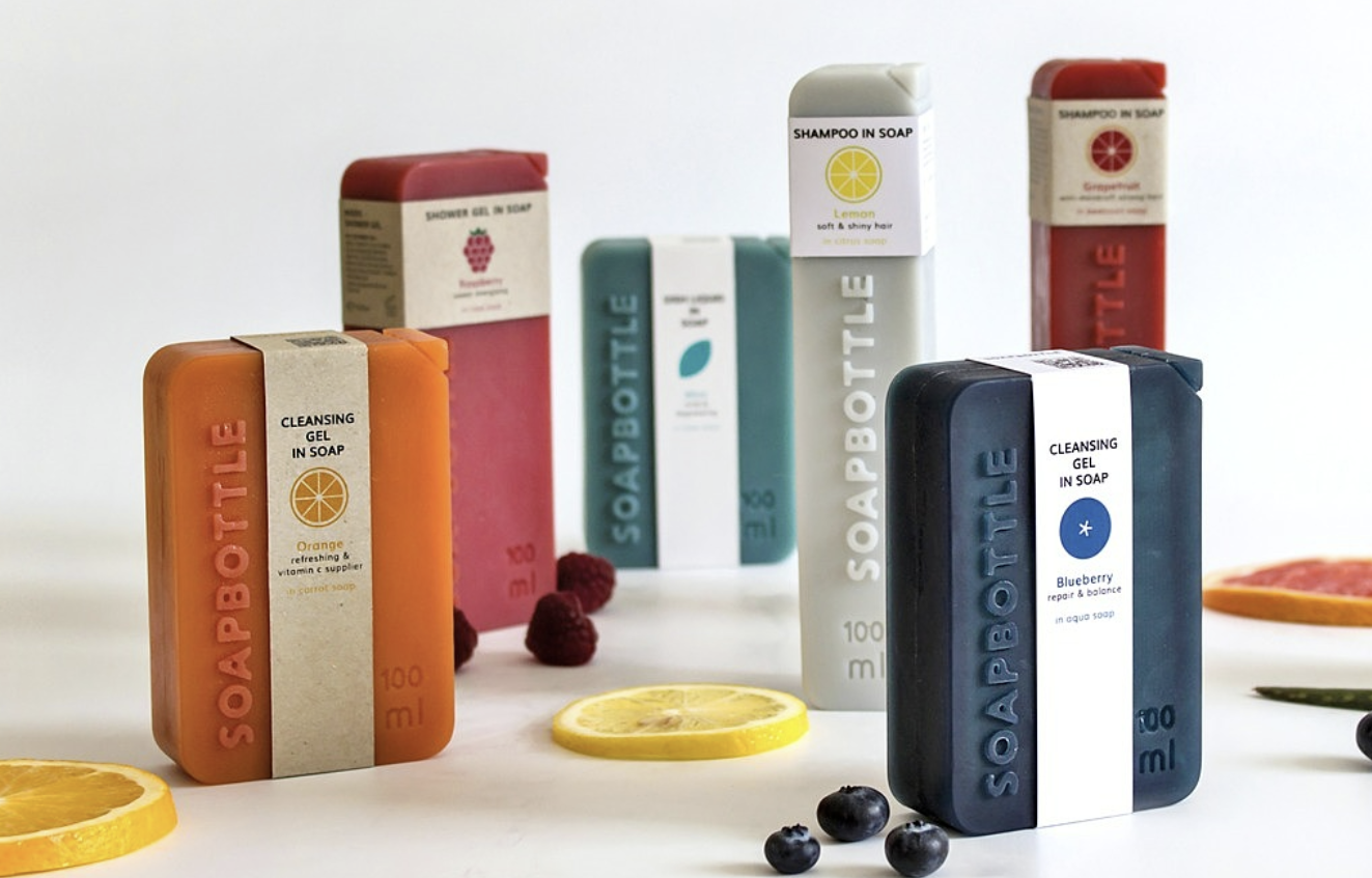 SOAPBOTTLE，一种用肥皂做的肥皂瓶子