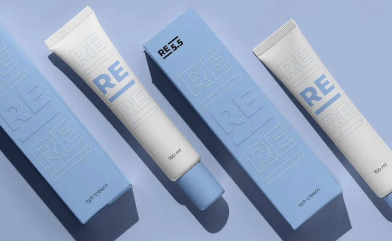 RE5.5：精致眼部护理的包装设计艺术