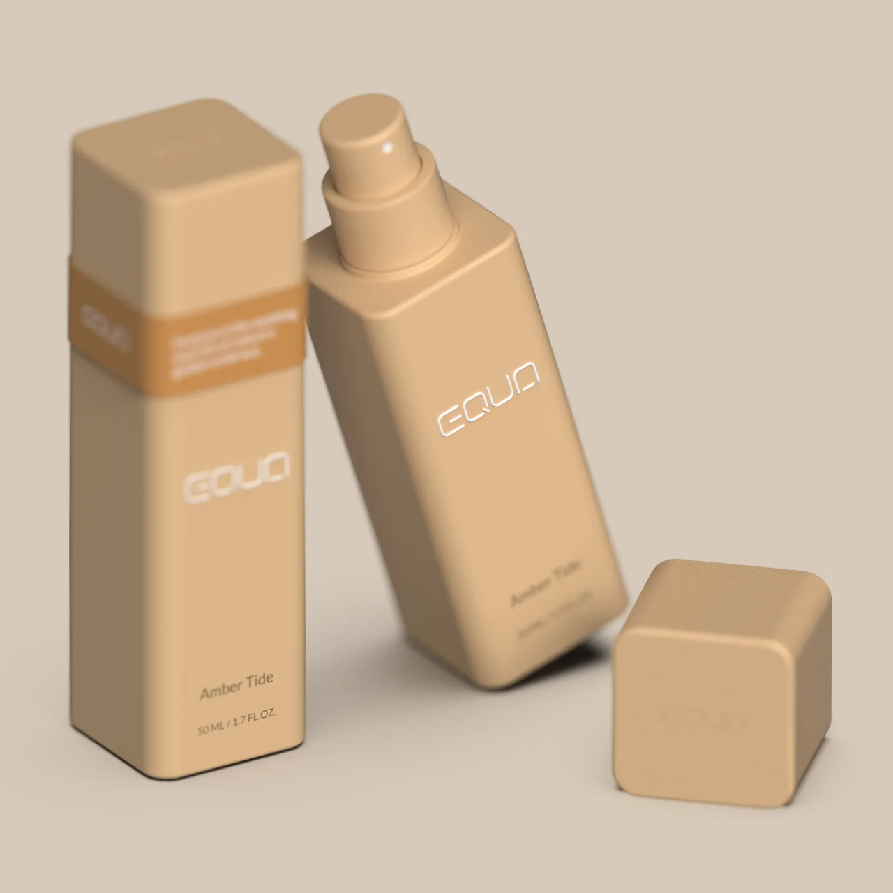 Equa香水包装设计:独特的色彩代表五种香气