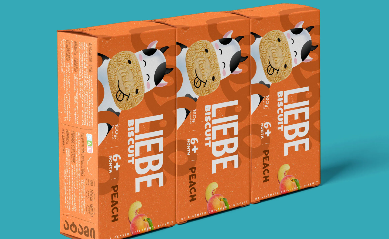 LIEBE 一款充满创意和趣味性的儿童饼干包装设计 LIEBE 一款充满创意和趣味性的儿童饼干包装设计