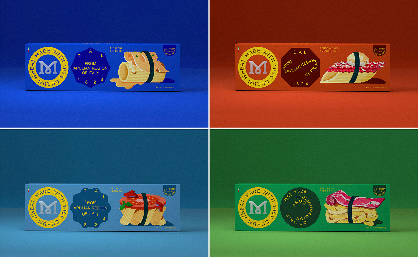 95后厨房革命！这盒会讲故事的意面：字体会跳舞/图形会撩胃/3分钟复刻南意阳光