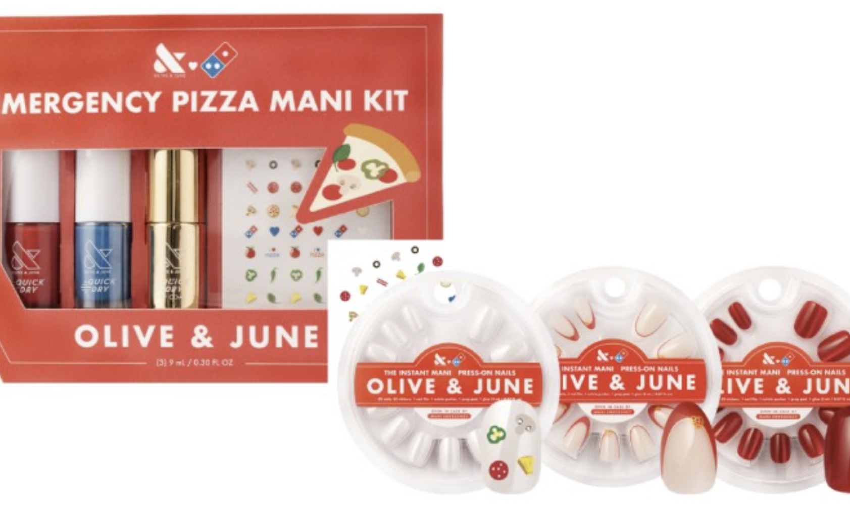 Olive & June 将与 Domino's 合作配送紧急披萨