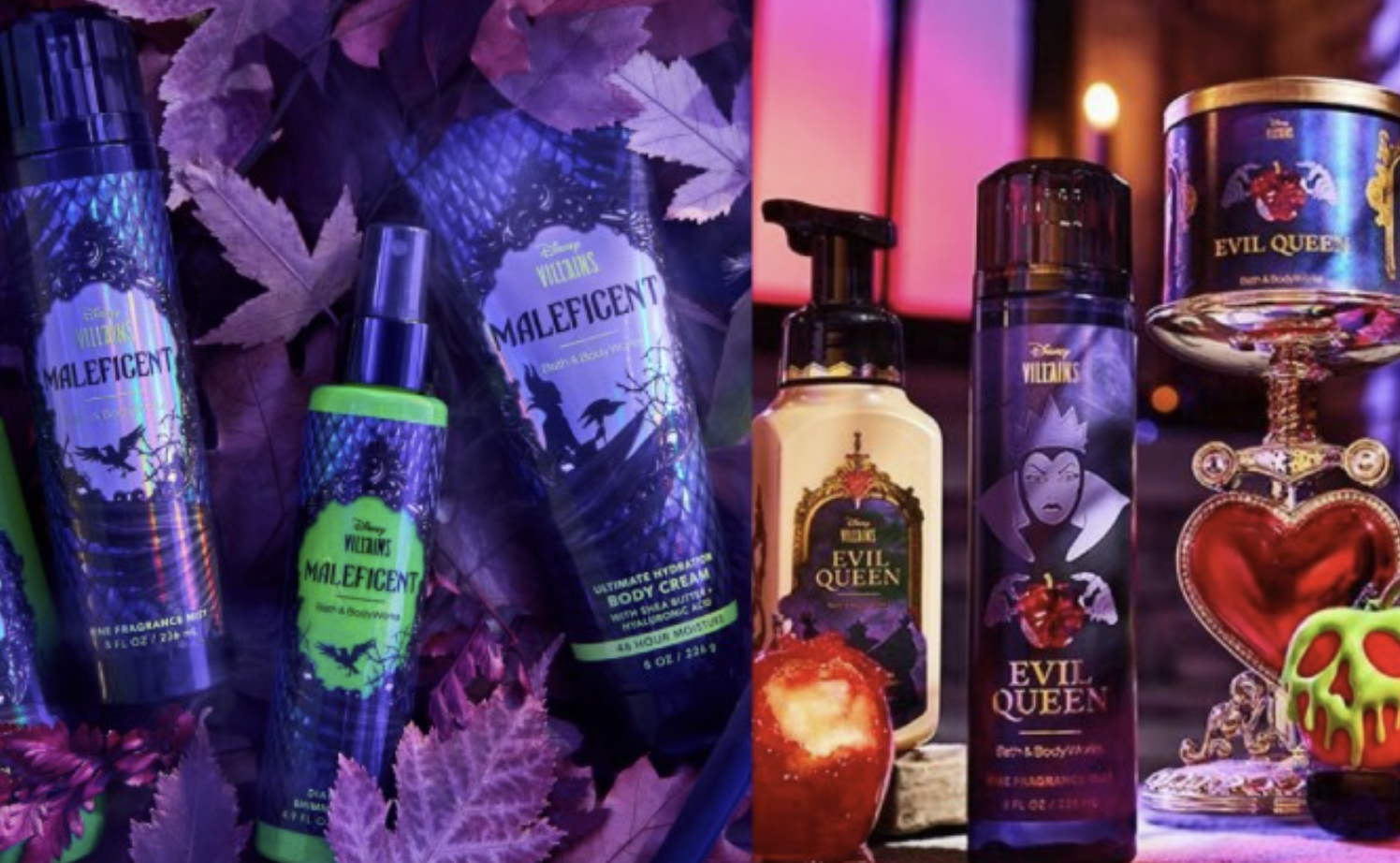 Bath & Body Works 推出迪士尼反派系列
