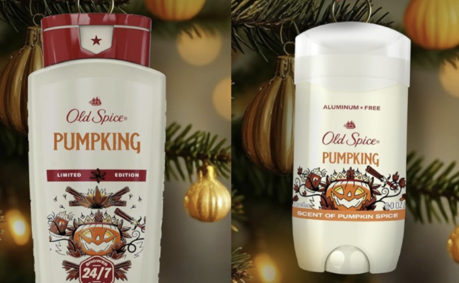 Old Spice 首次推出“南瓜王”系列