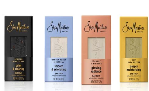 SheaMoisture 的全新香皂包装