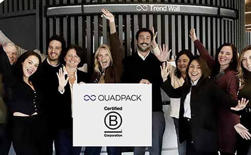 Quadpack 以更高的分数续签了 B Corp 认证
