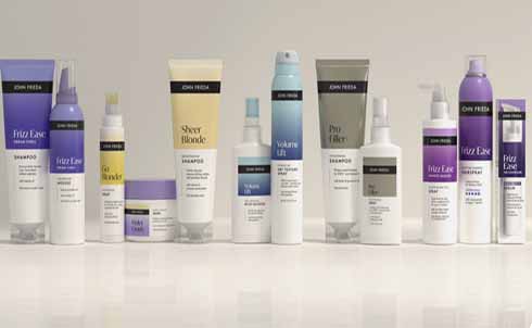 John Frieda 以“大胆的新愿景”重新上市，包括全新配方和包装。