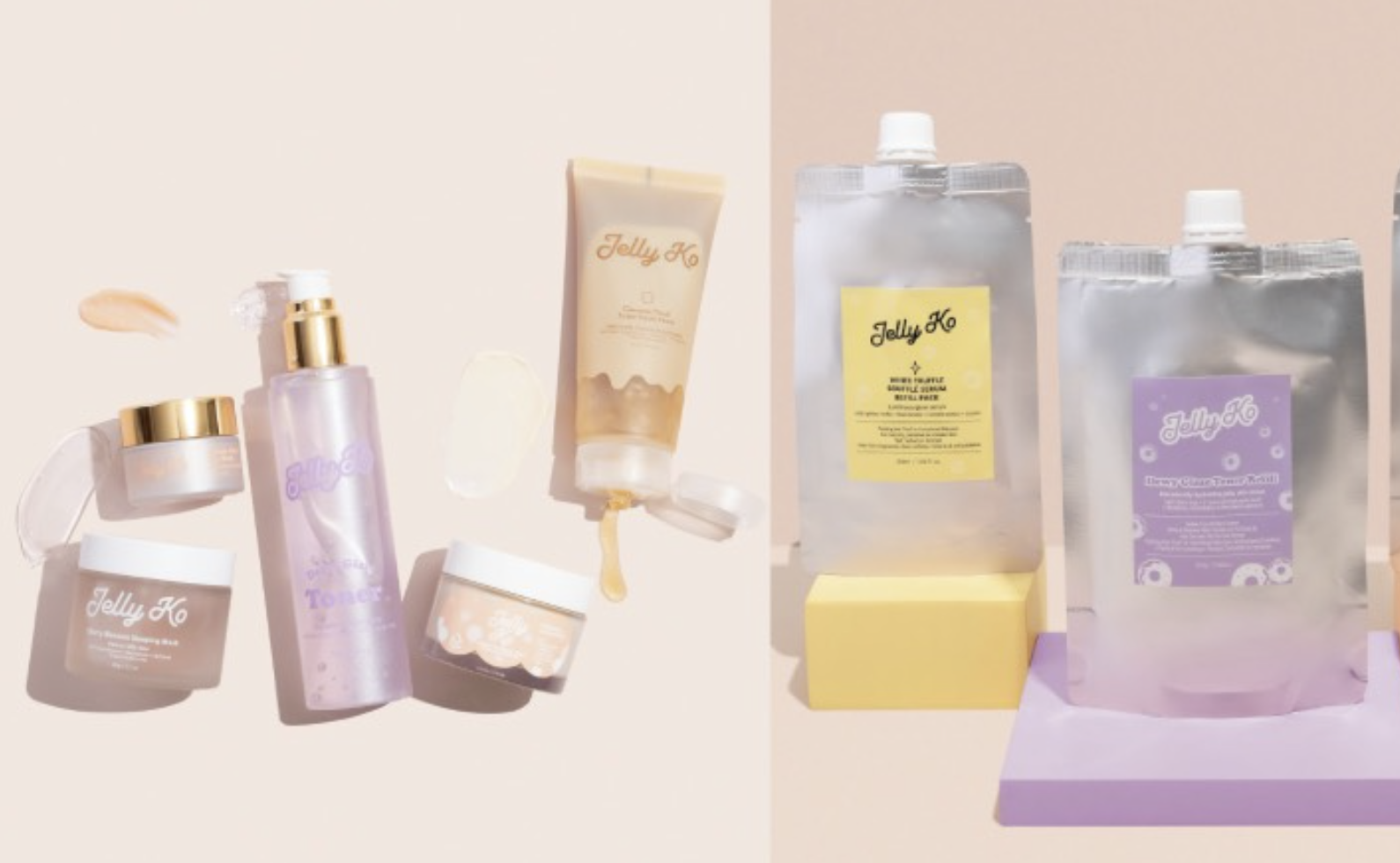 隆重推出 Jelly Ko 可替换装韩国美妆品牌 