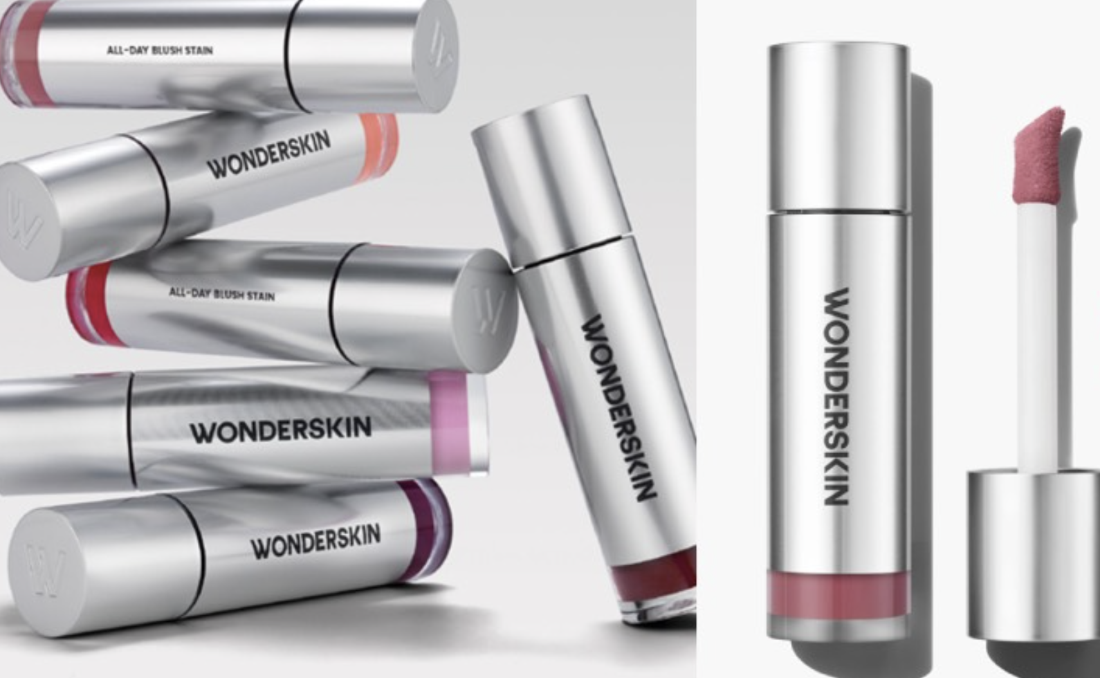 Wonderskin推出金属管包装腮红液