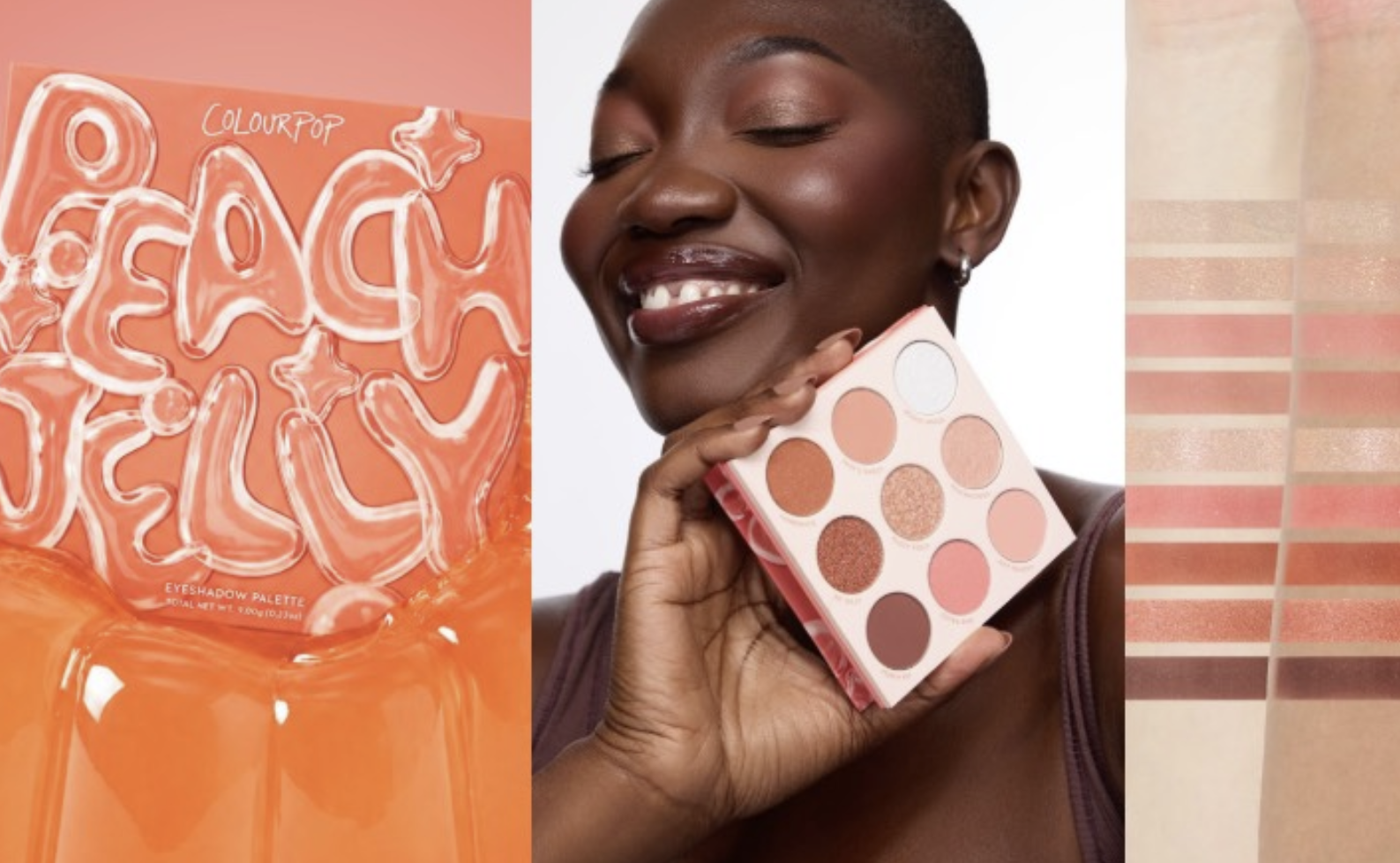ColourPop推出全新蜜桃果冻眼影盘